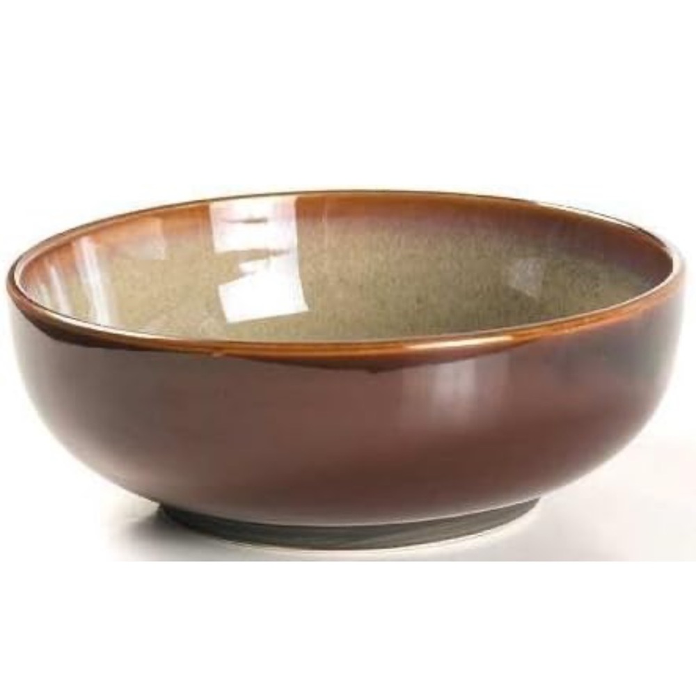 3-Sango Nova Brown cereal soup bowl 6 3/4” 4933 replacement bowls